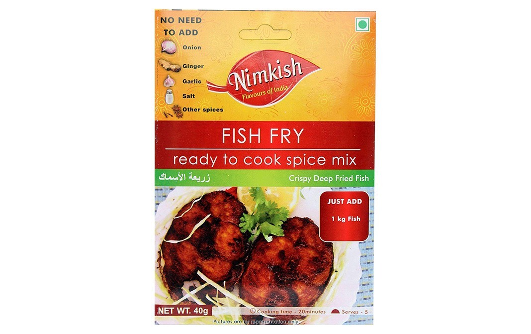 Nimkish Fish Fry Masala    Box  40 grams
